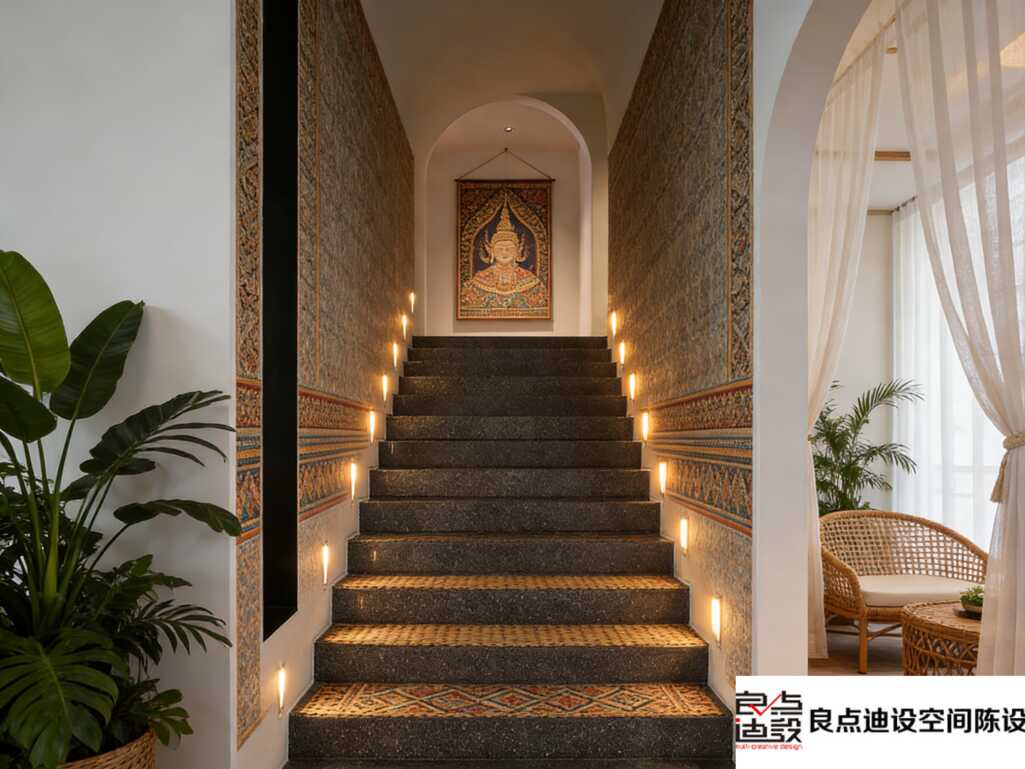 美容院软装设计天花板!神秘自然风楼梯美到失语